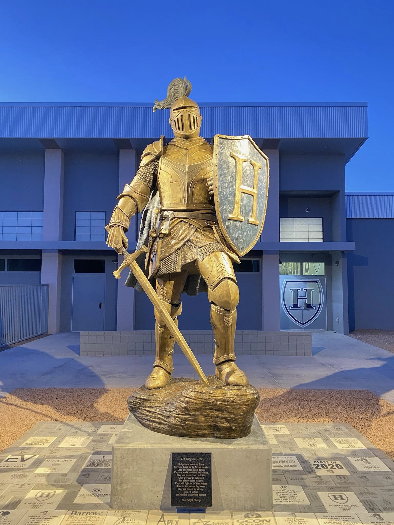 Higley Knight Statue Project